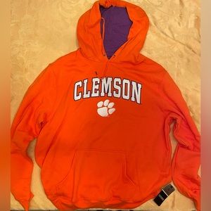 Clemson Tigers Embroidered Sweatshirt Hoodie XXL NWT